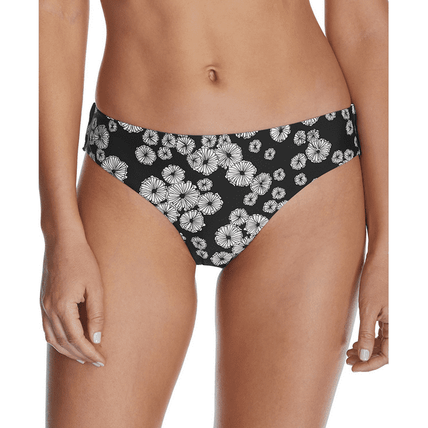 Black/white Swell Animal Skinny Strap Brief Womens Beachwear Bikini Bottoms